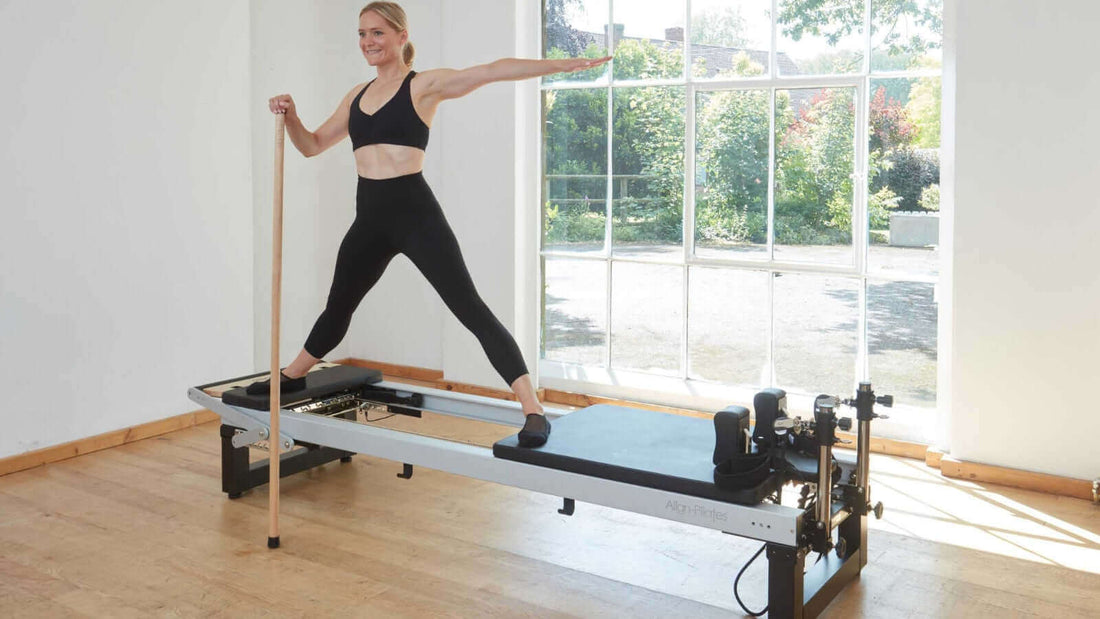 Align Pilates A8 Pro Reformer Machine With Model