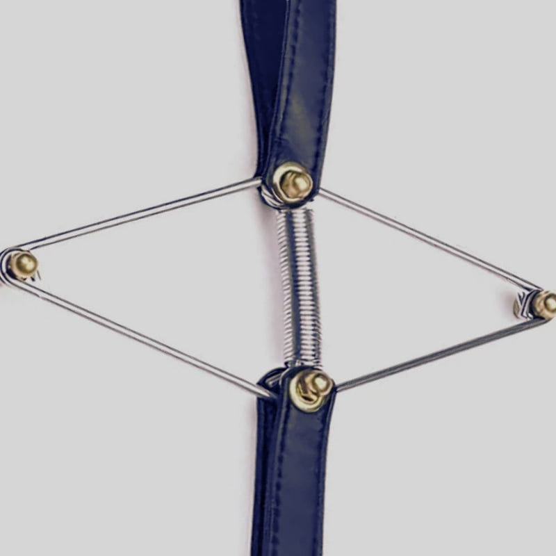 Durable Steel & Leather Construction