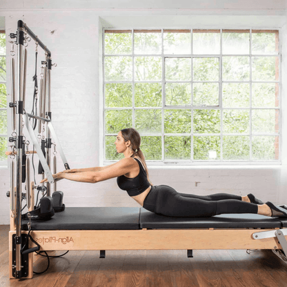 Align Pilates M8-Pro Half Cadillac Bundle Reformer PAP-REFORMERM8B/PAP-HALFCADA2