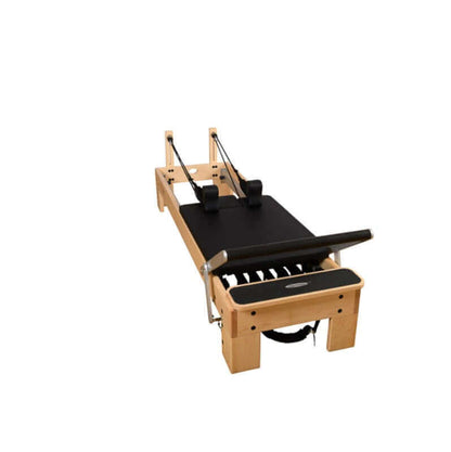 Align Pilates M8-Pro Maple Wood Reformer Machine With Pro Sitting Box PAP-REFORMERM8B