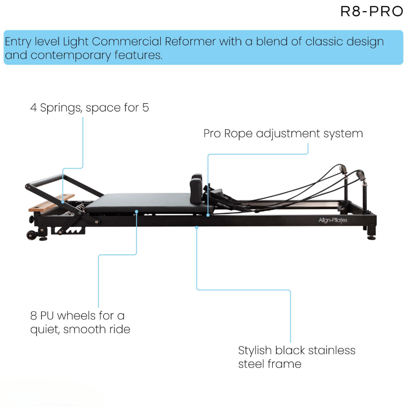 Align Pilates R8 Pro Pilates Reformer Machine PAP-REFORMR8