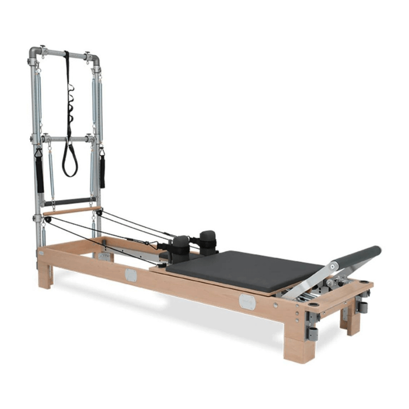 BASI Systems Wood Pilates Reformer with Tower - Home & Studio Equipment