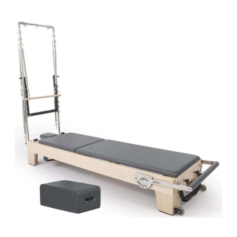 Elina Pilates Elite Wood Reformer Machine with Tower - High-End Stackable Reformer 300006