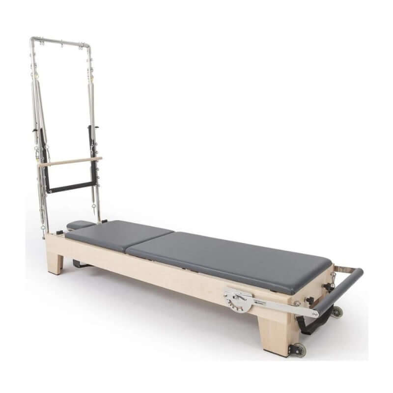 Elina Pilates Elite Wood Reformer Machine with Tower - High-End Stackable Reformer 300006