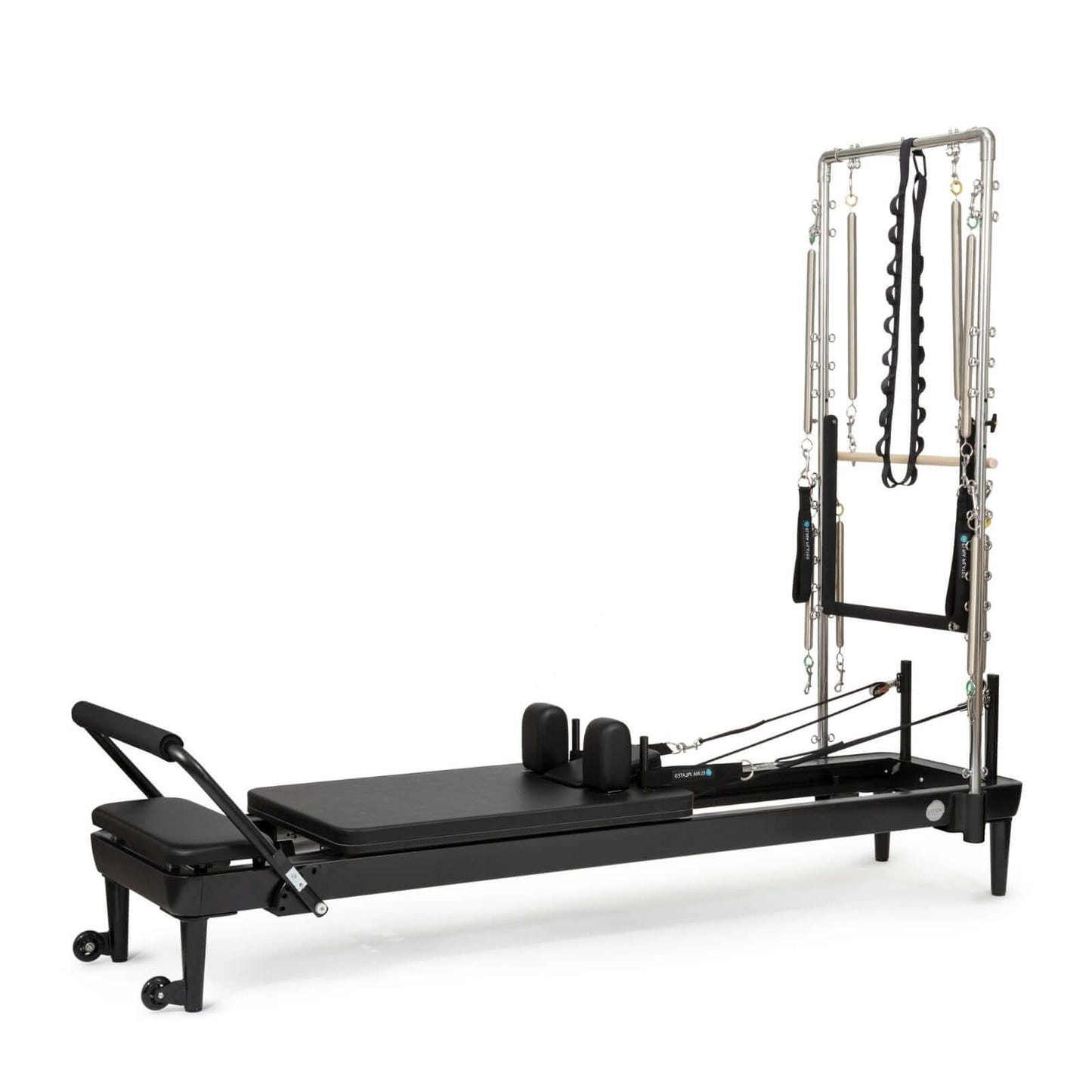 Elina Pilates Nubium Reformer with Tower – Black Edition