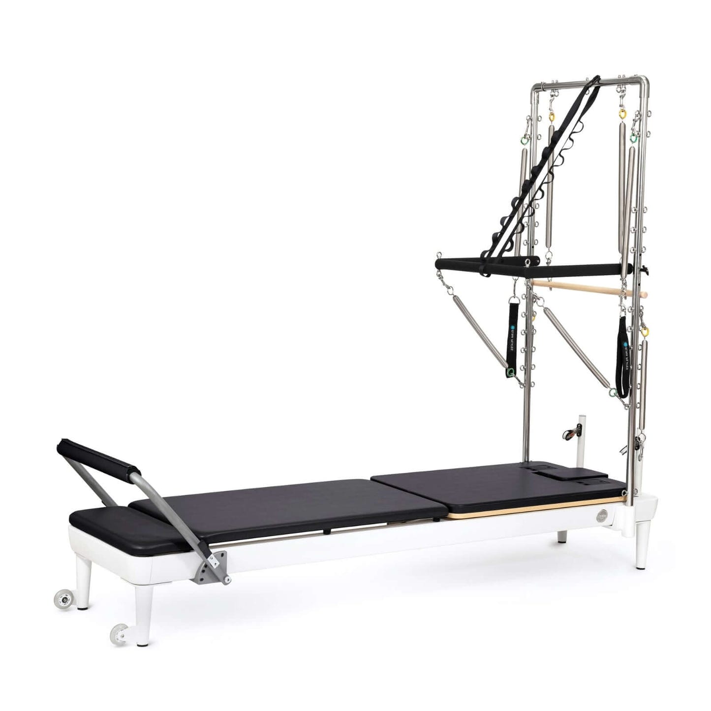 Elina Pilates Nubium Reformer with Tower – White Edition