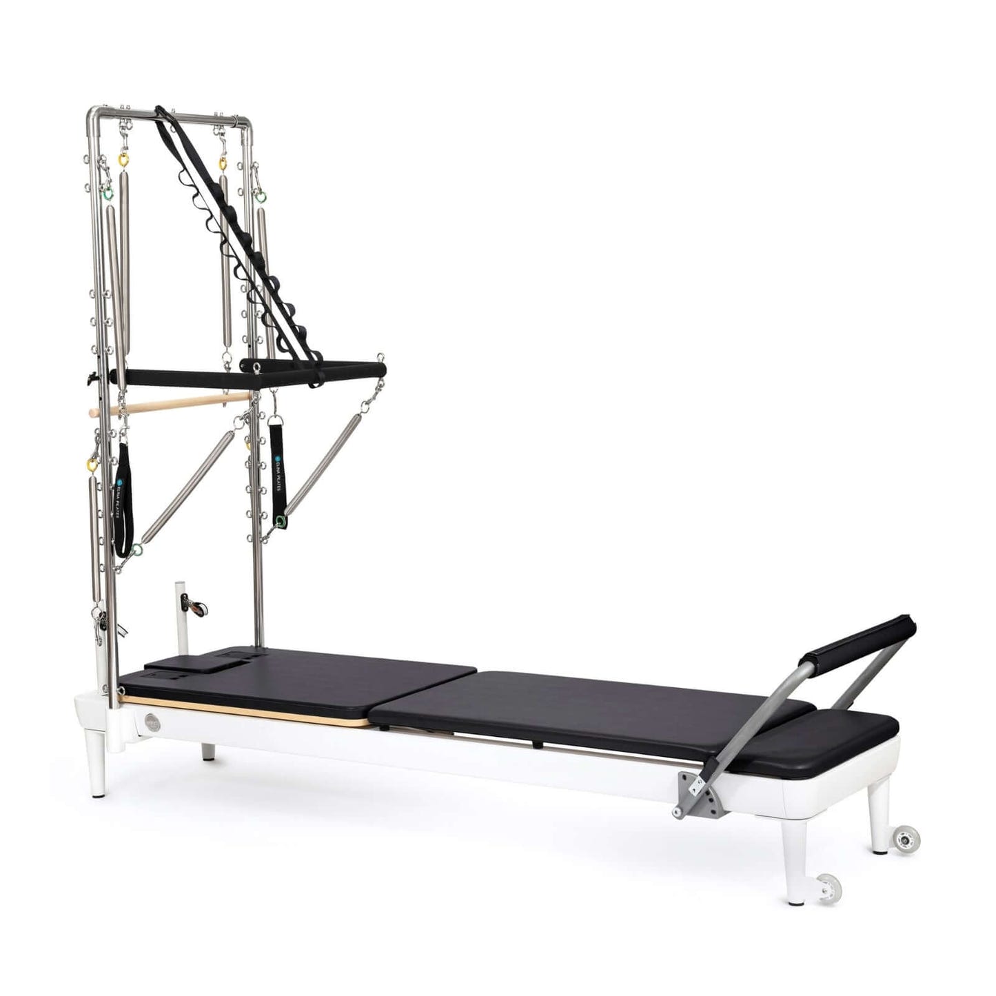 Elina Pilates Nubium Reformer with Tower – White Edition