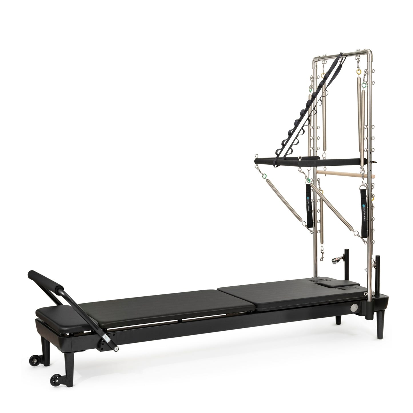 Elina Pilates Nubium Reformer with Tower – Black Edition
