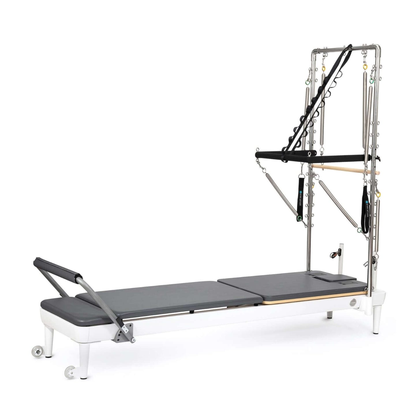 Elina Pilates Nubium Reformer with Tower – White Edition