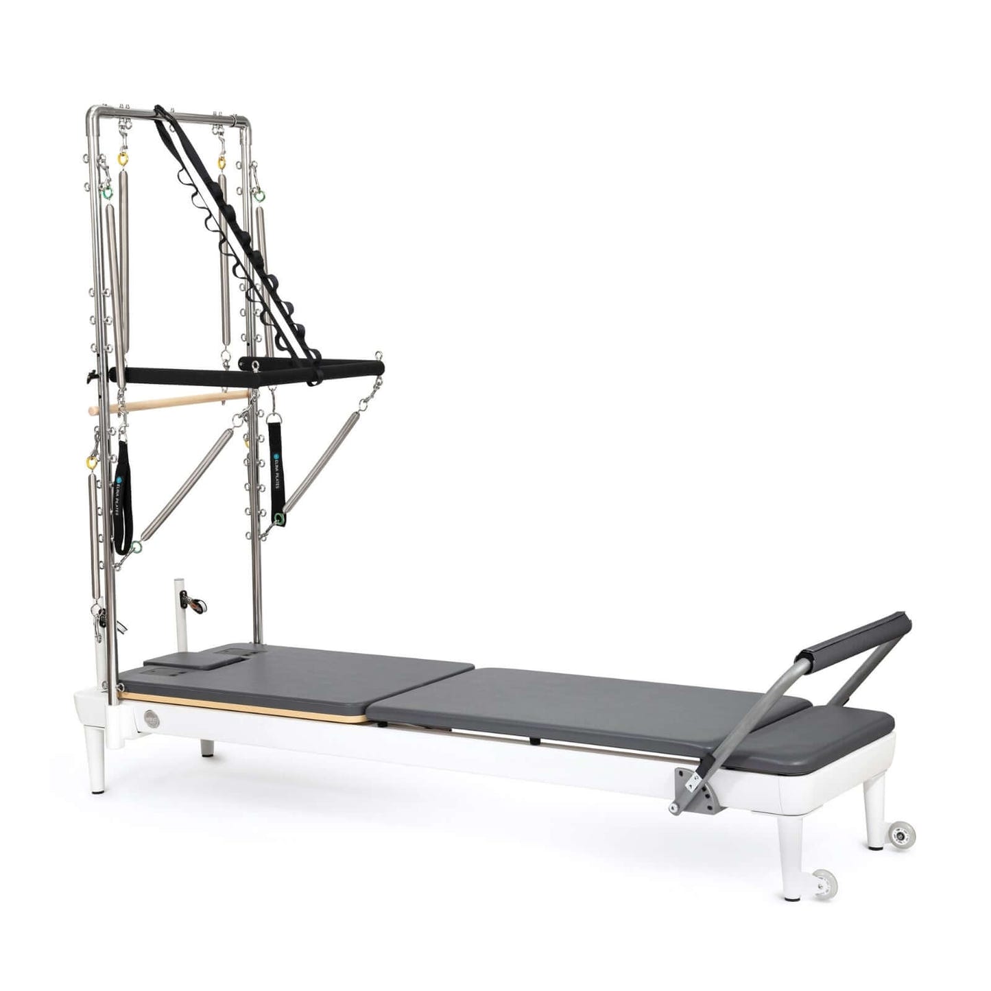 Elina Pilates Nubium Reformer with Tower – White Edition