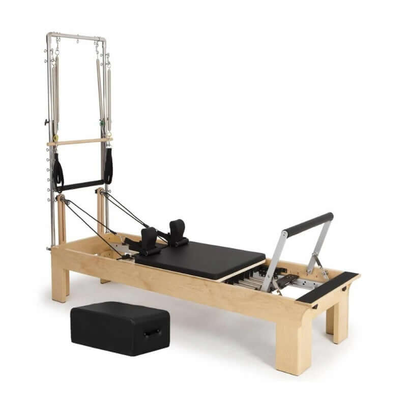 Elina Pilates Physio Wood Reformer Machine with Tower 300005