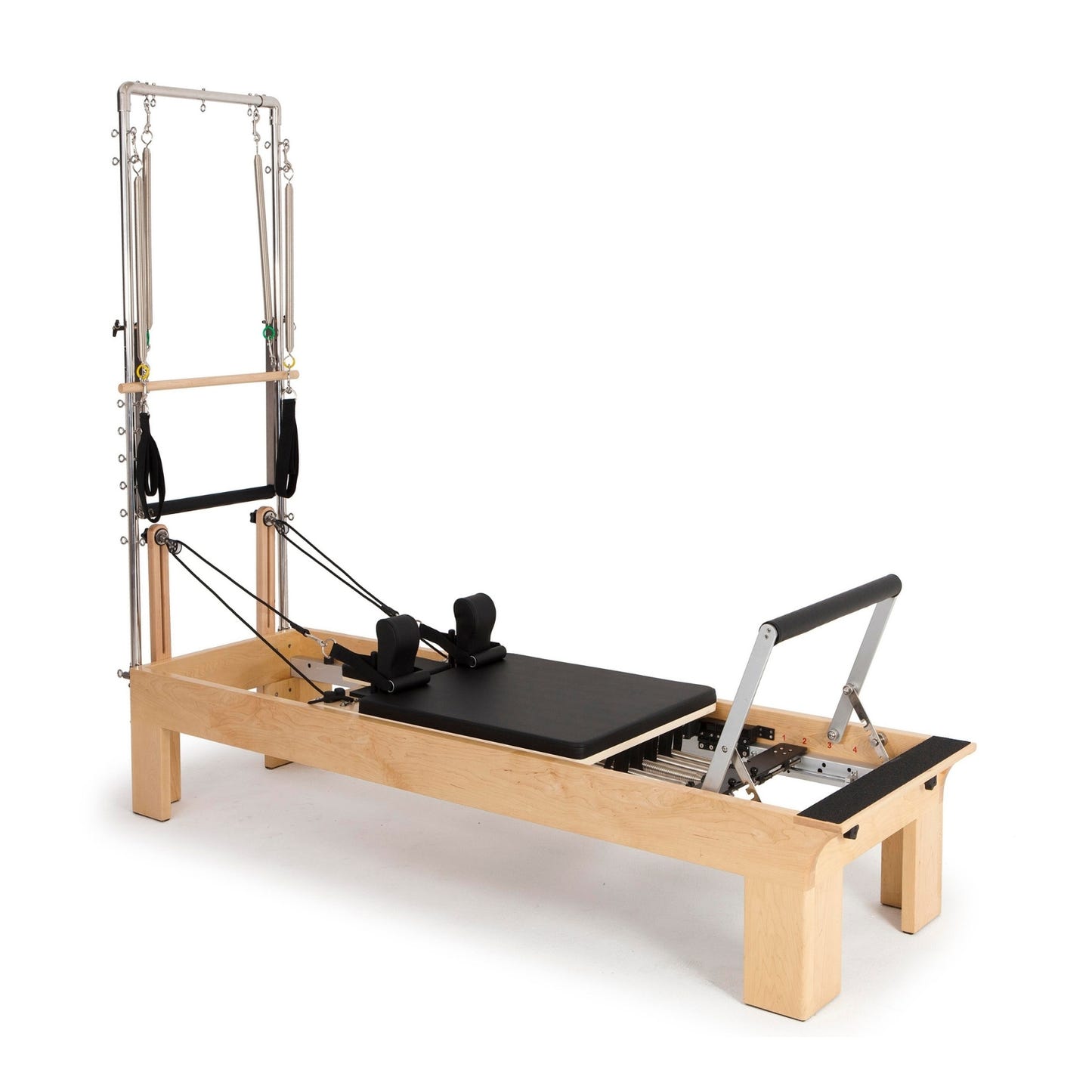 Elina Pilates Physio Wood Reformer Machine with Tower