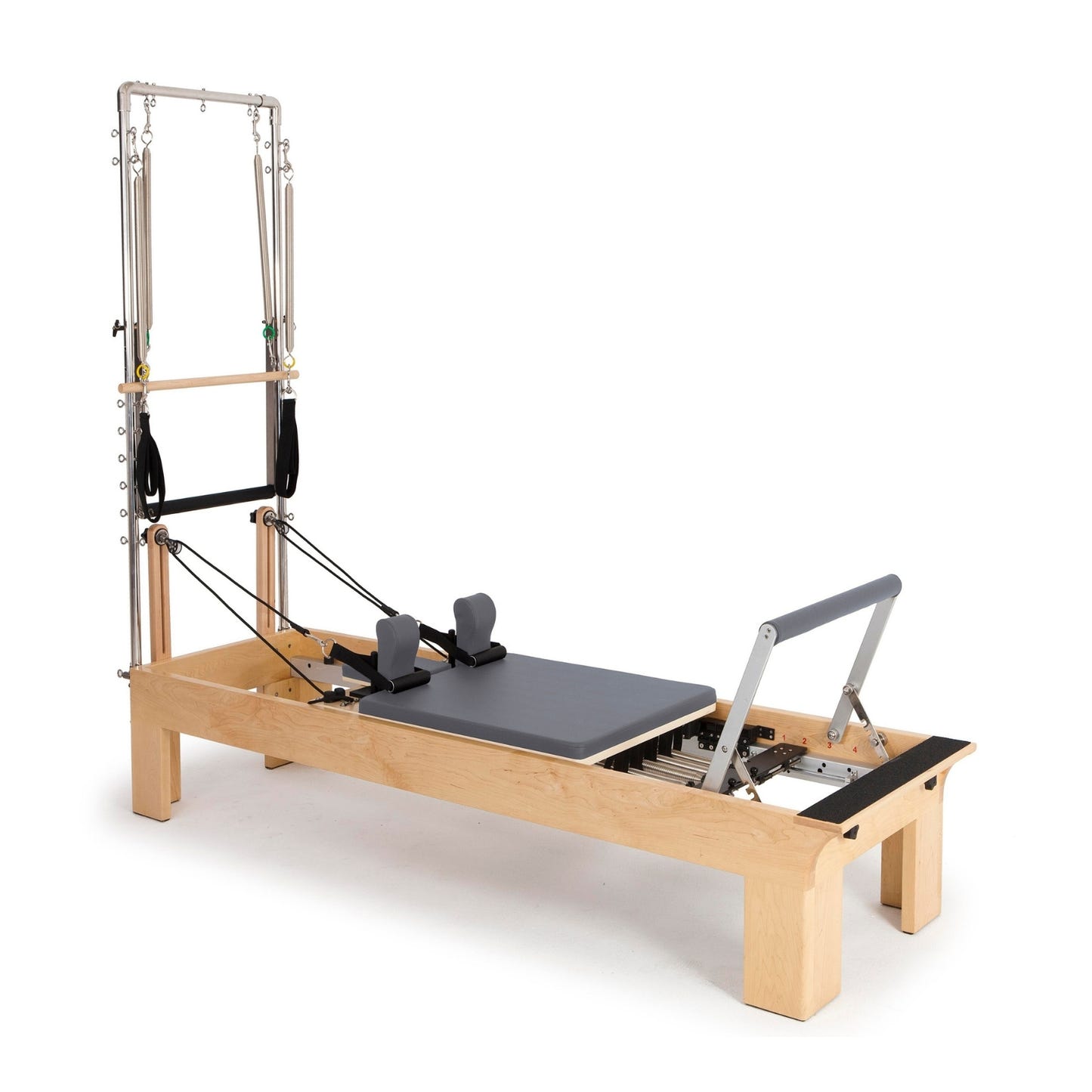Elina Pilates Physio Wood Reformer Machine with Tower