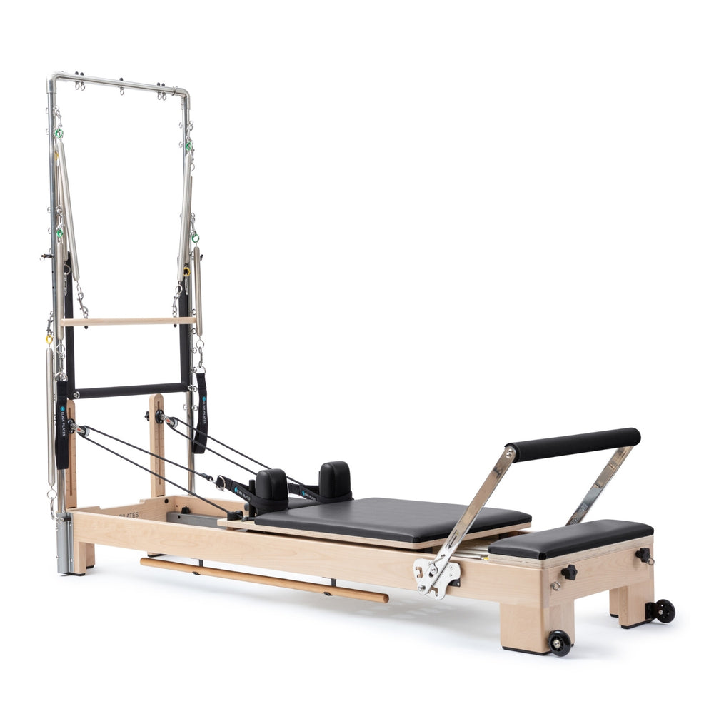 Elina Pilates Wooden Reformer Lignum With Tower