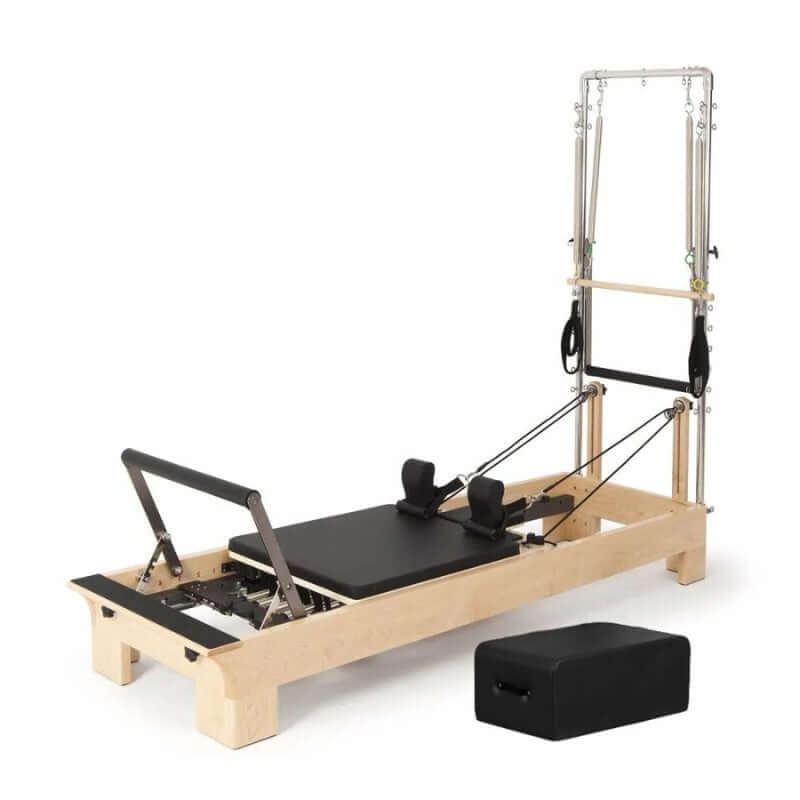 Elina Pilates Wood Reformer Machine with Tower 300008