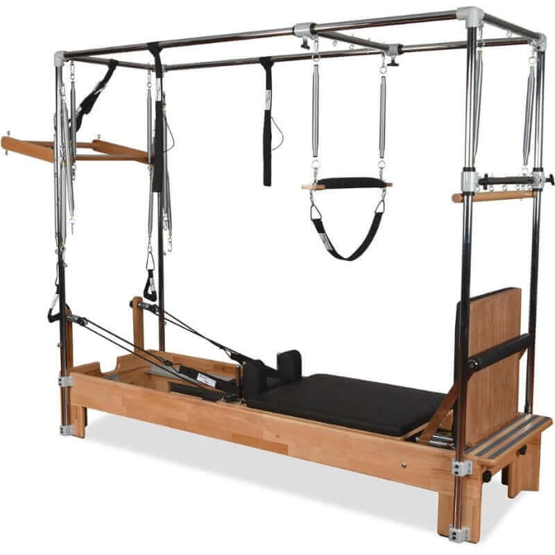 Private Pilates Premium Wood Combo Cadillac Reformer SKU-PP-CRC-LOW