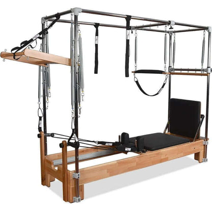 Private Pilates Premium Wood Combo Cadillac Reformer SKU-PP-CRC-LOW