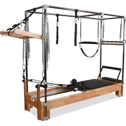 Private Pilates Premium Wood Combo Cadillac Reformer SKU-PP-CRC-LOW