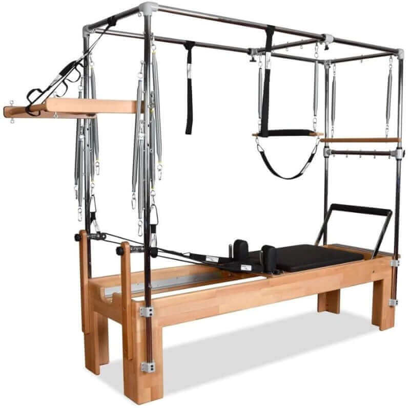 Private Pilates Premium Wood Combo Cadillac Reformer SKU-PP-CRC-LOW