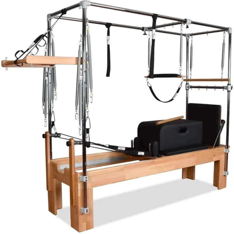 Private Pilates Premium Wood Combo Cadillac Reformer SKU-PP-CRC-LOW