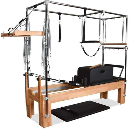 Private Pilates Premium Wood Combo Cadillac Reformer SKU-PP-CRC-LOW