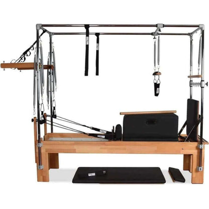 Private Pilates Premium Wood Combo Cadillac Reformer SKU-PP-CRC-LOW