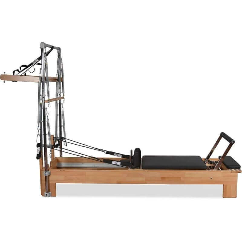 Private Pilates Premium Wood Reformer With Tower SKU-PP-WRT